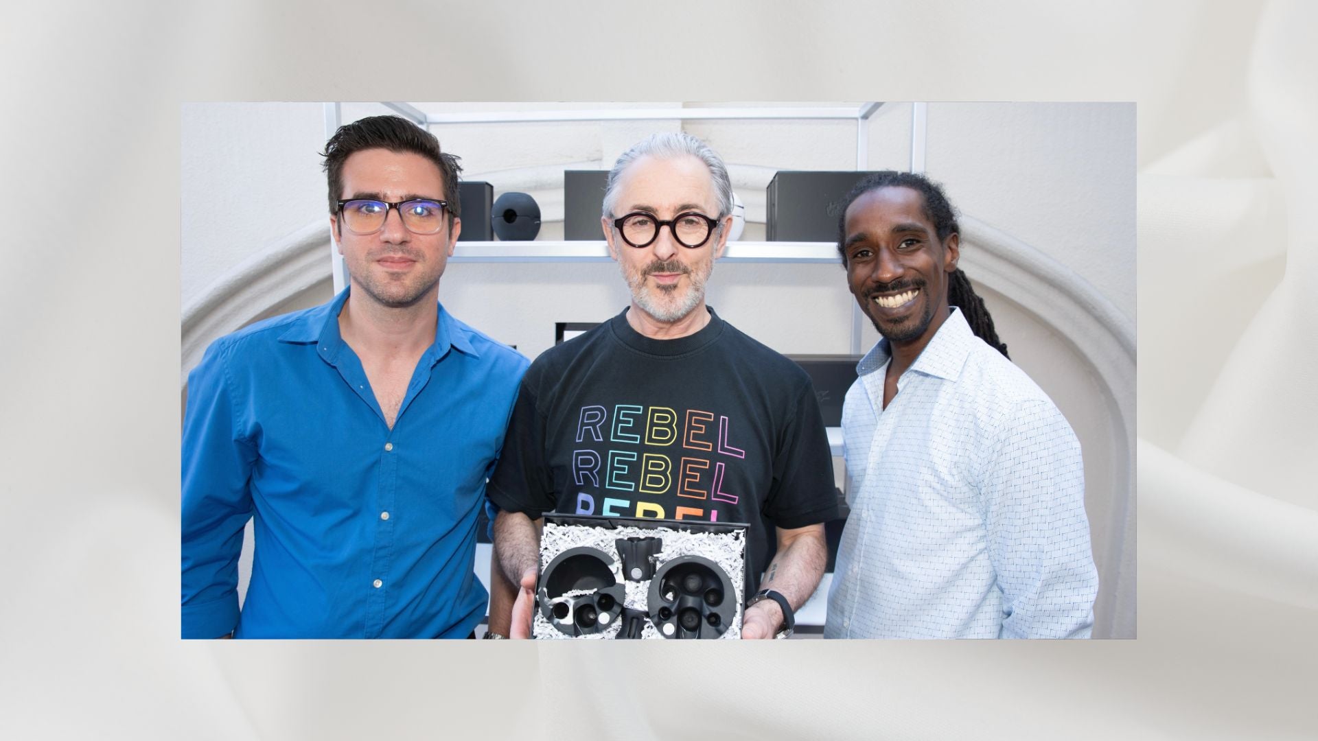 Alan Cumming with Douser Gift Set 1 at Emmys
