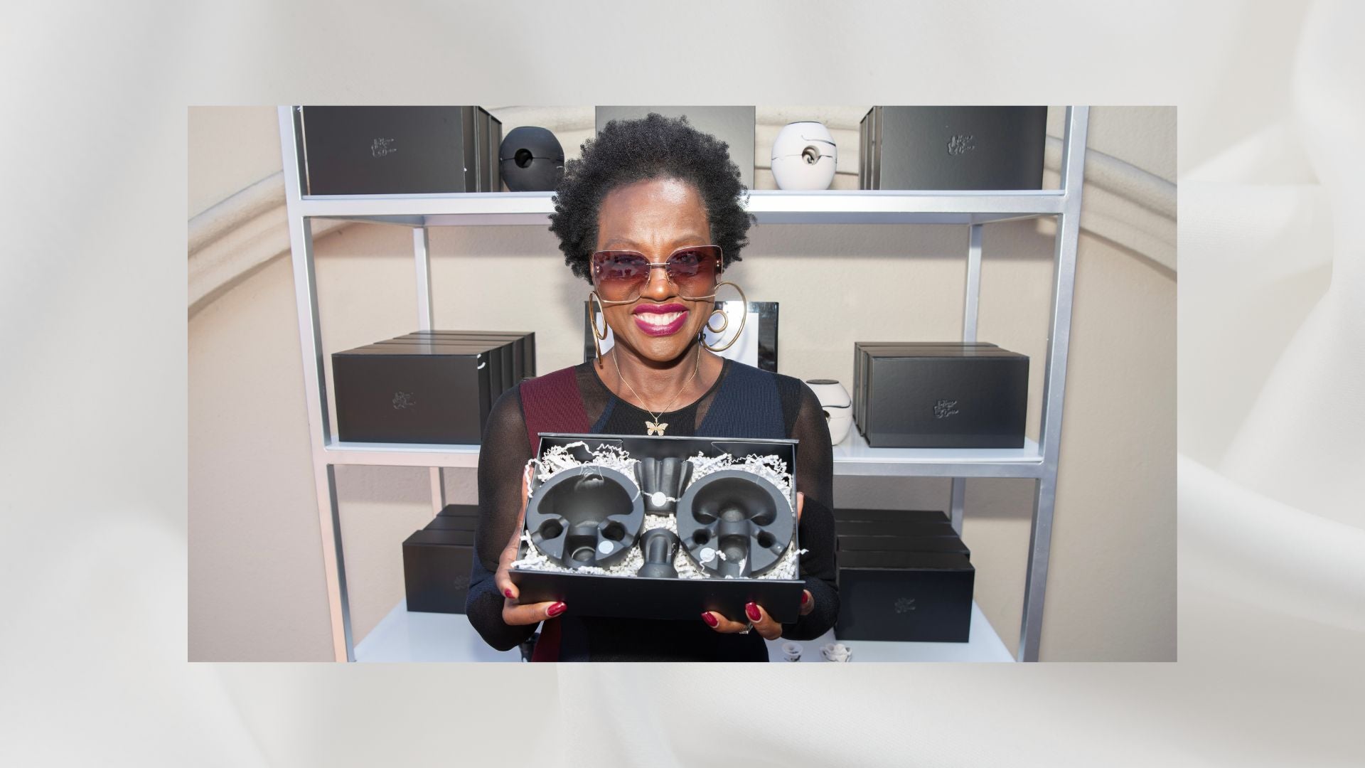 Viola Davis with Douser Gift Set 1 at Emmys