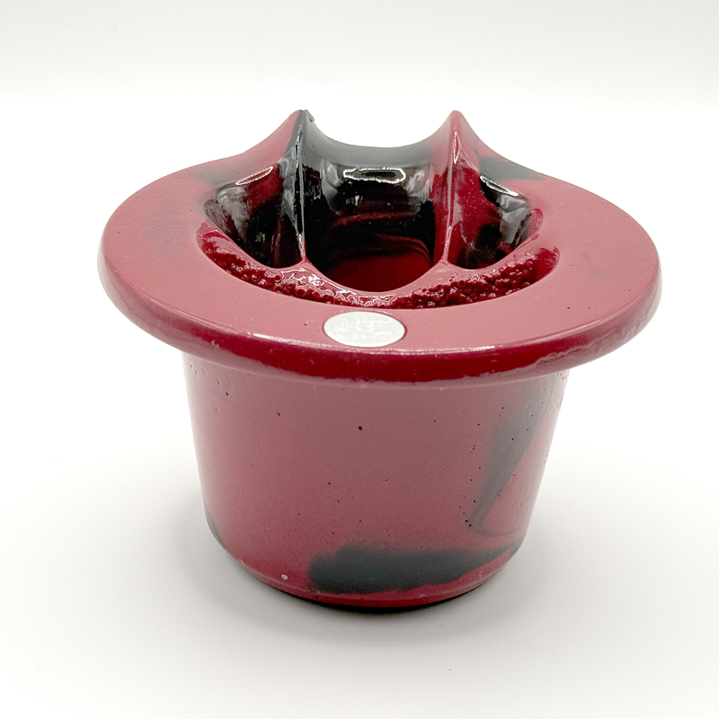 Oxblood Cigar Caddy - Ashtray Reimagined