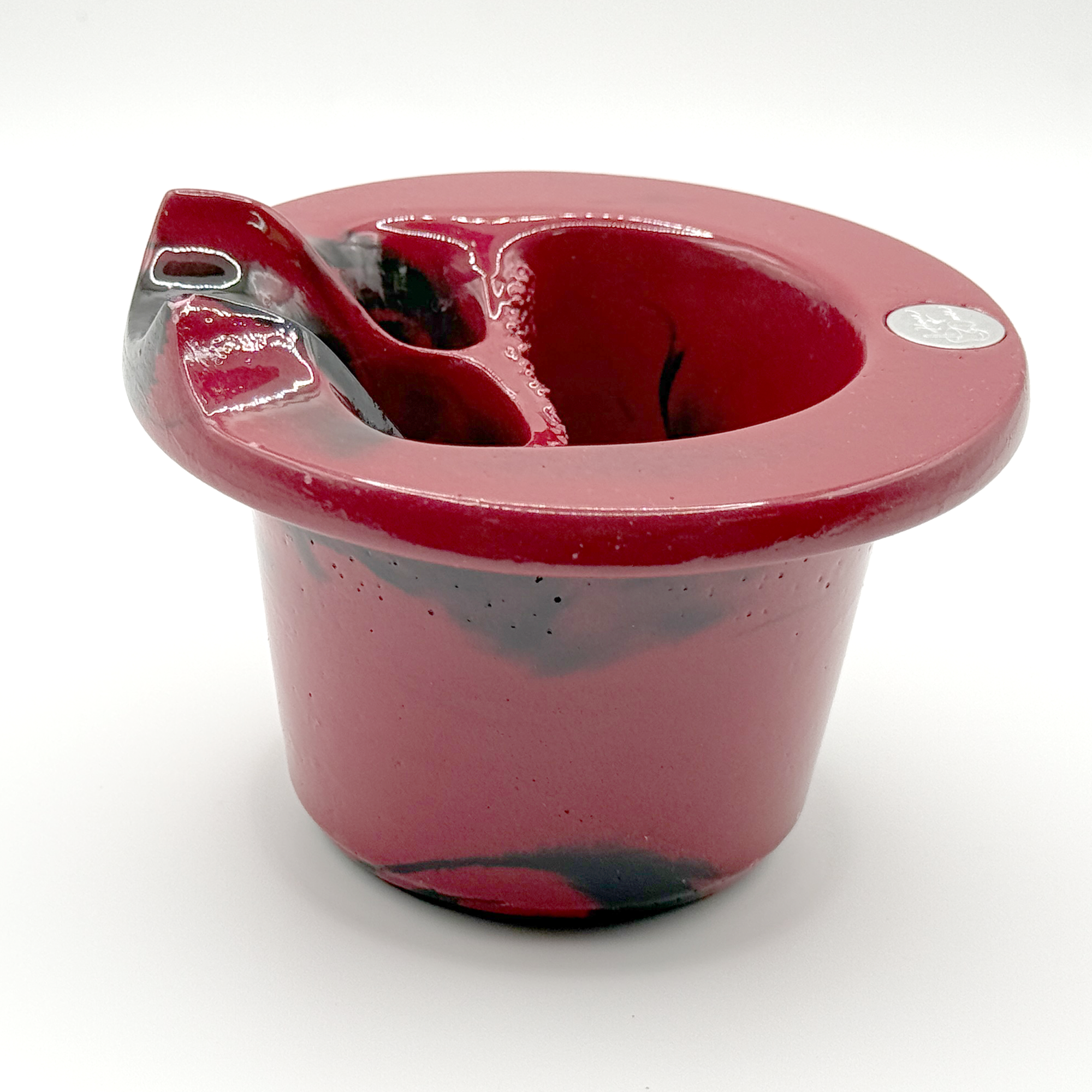 Oxblood Cigar Caddy - Ashtray Reimagined