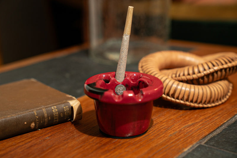Oxblood Canna Caddy Douser - Ashtray Reimagined