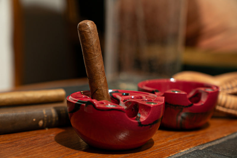 Oxblood Ovo Douser - Ashtray Reimagined
