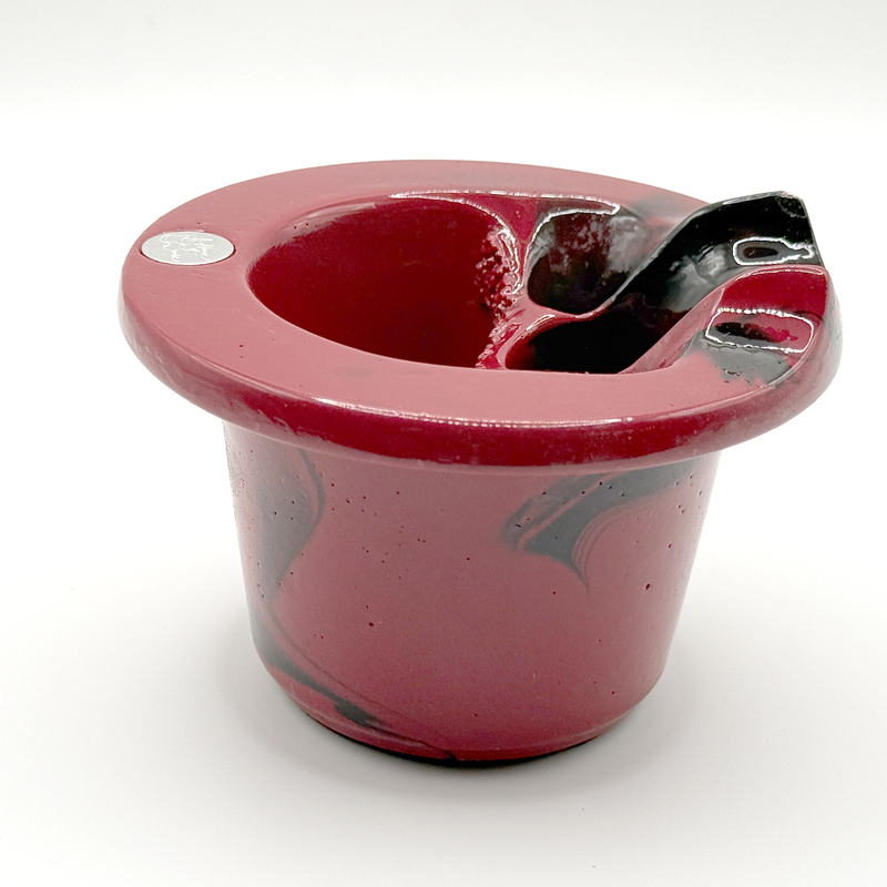 Oxblood Cigar Caddy - Ashtray Reimagined